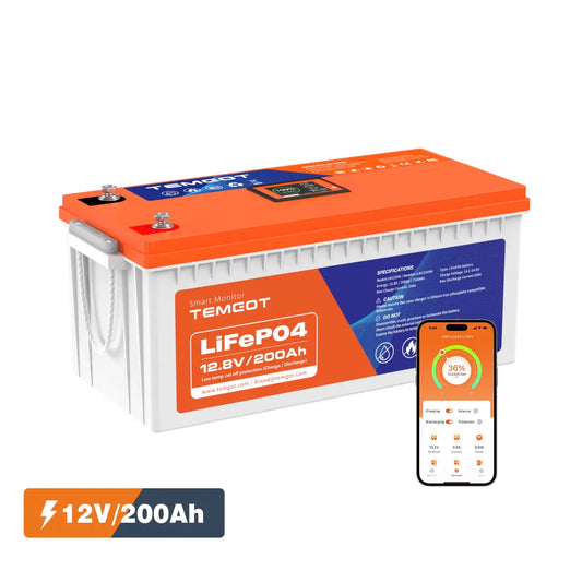 Temgo LiFePO4 12V 200Ah Battery