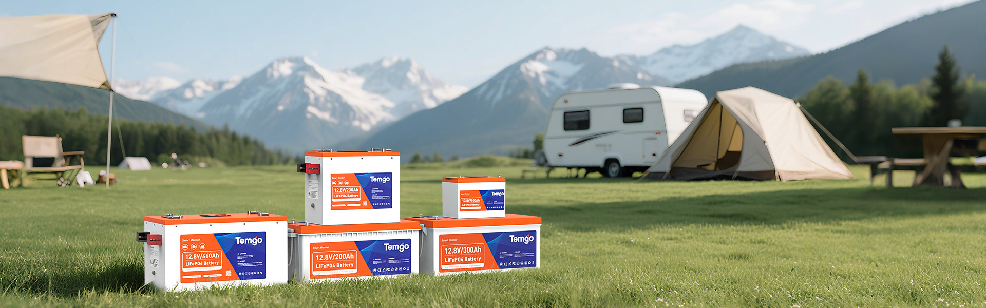 Temgo 12V lithium RV camper batteries