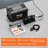 Temgo 36V 100Ah one stop Lithium Golf Cart Battery kit