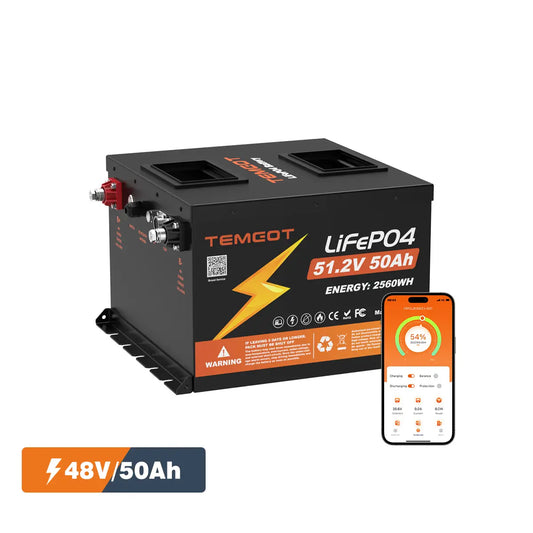 Temgo 48V 50Ah Lithium Golf Cart Battery