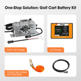 Temgo 48V (51.2V) 150Ah Lithium Golf Cart Battery